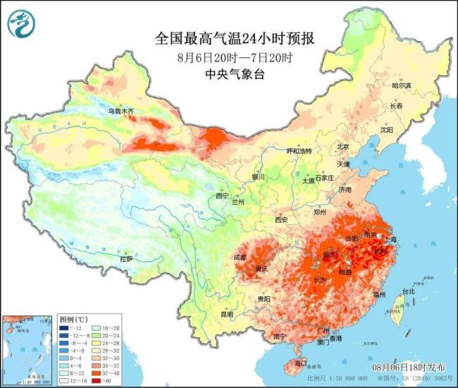 江浙多地立秋高温达40℃ 高温警报持续拉响