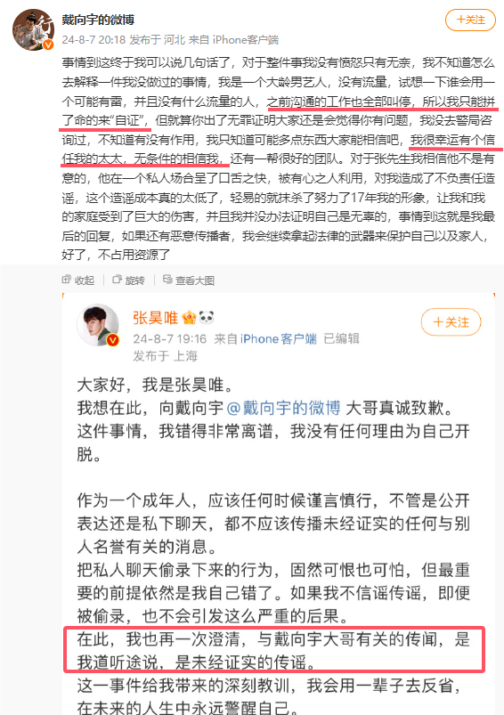 戴向宇：我很幸运有个信任我的太太